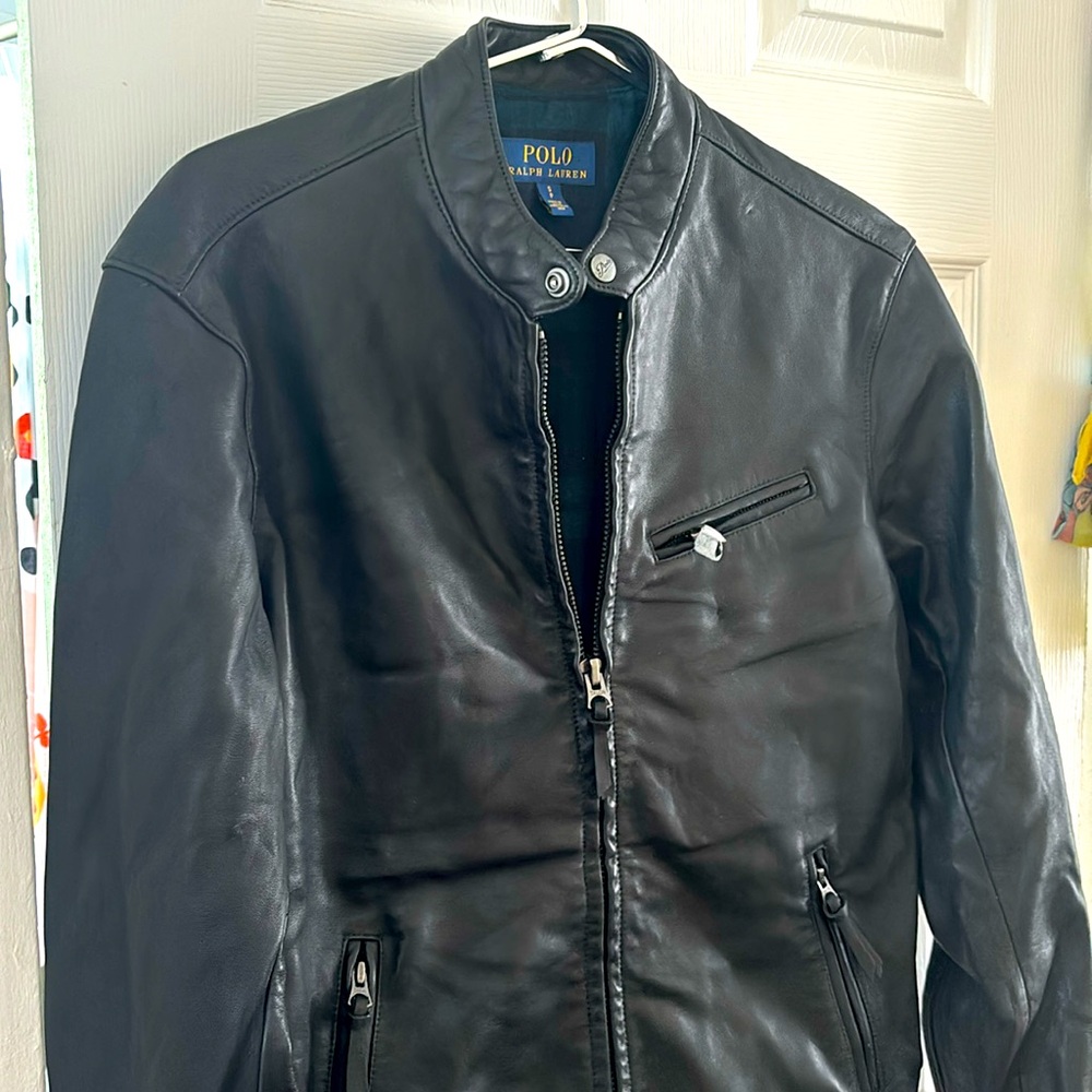 Polo Ralph Lauren Leather vintage jacket.